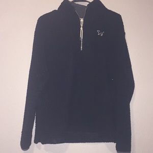 PINK black Sherpa hoodie!!!